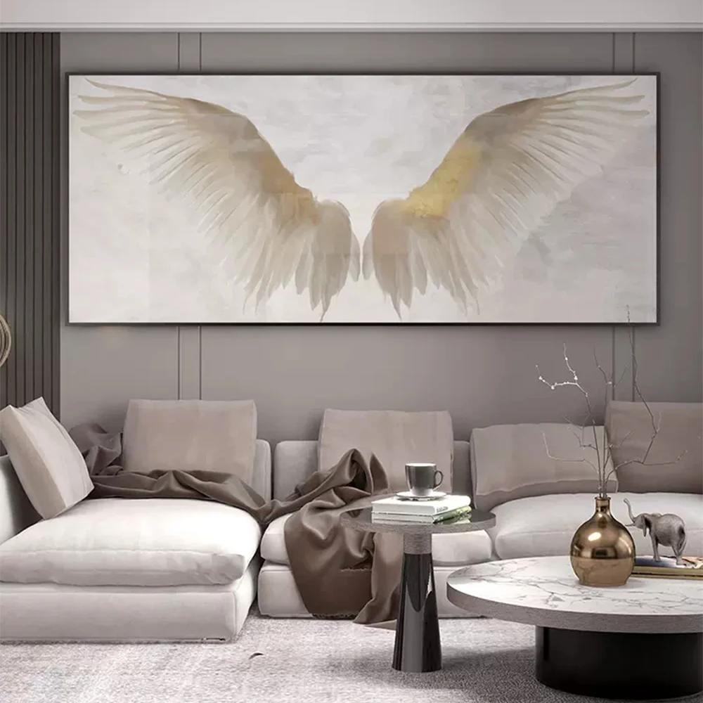 

Nordic Style Spread Wings Living Room Decor Painting Modern Aesthetic Simple Home Wall Art Posters Mural Pictures Print Artwork