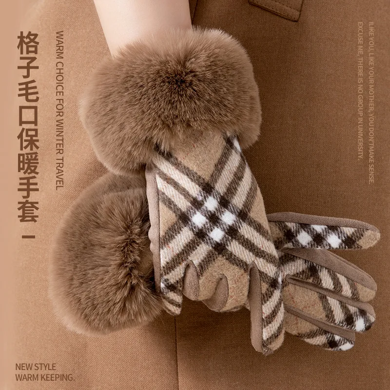 2025 겨울 여성용 열선 터치스크린 장갑 플리스 안감 라이딩 바이크 오토바이 미끄럼 방지 방풍