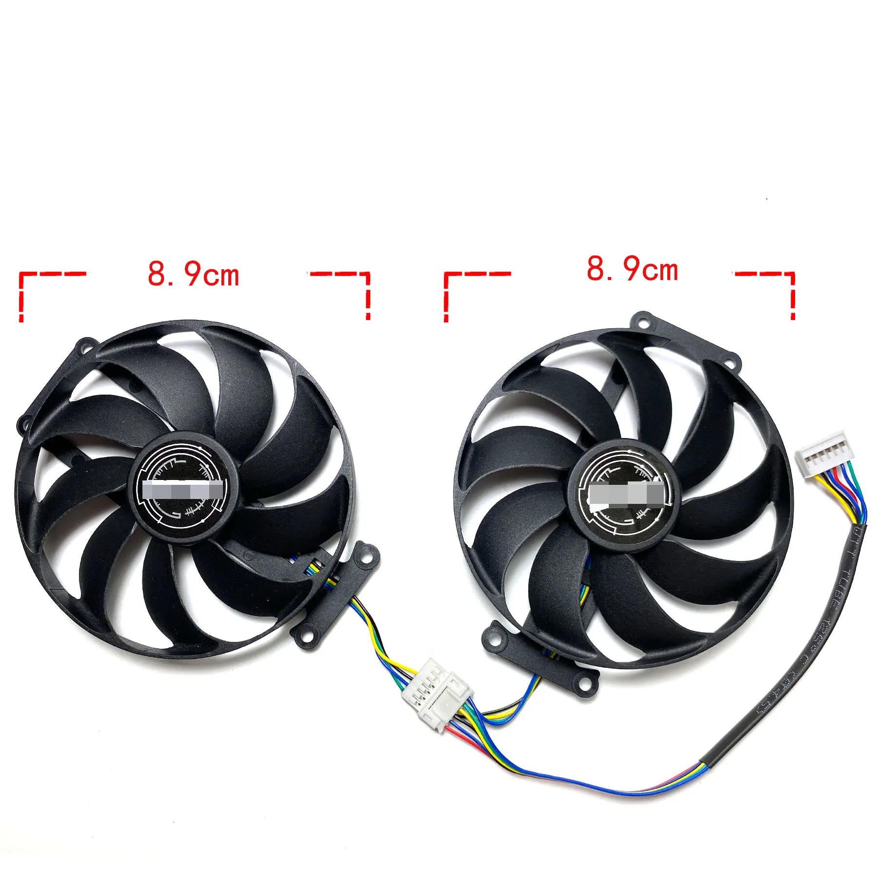 New For ASUS GeForce RTX2060 2060S 2070 GTX1660 1660S1660ti DUAL EVO OC V2 Graphics Card Replacement Fan FDC10H12S9-C/T129215BU