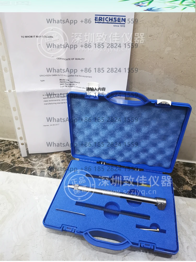 

Germany Erichsen318 hardness test rod coated hardness tester Newton pen model318