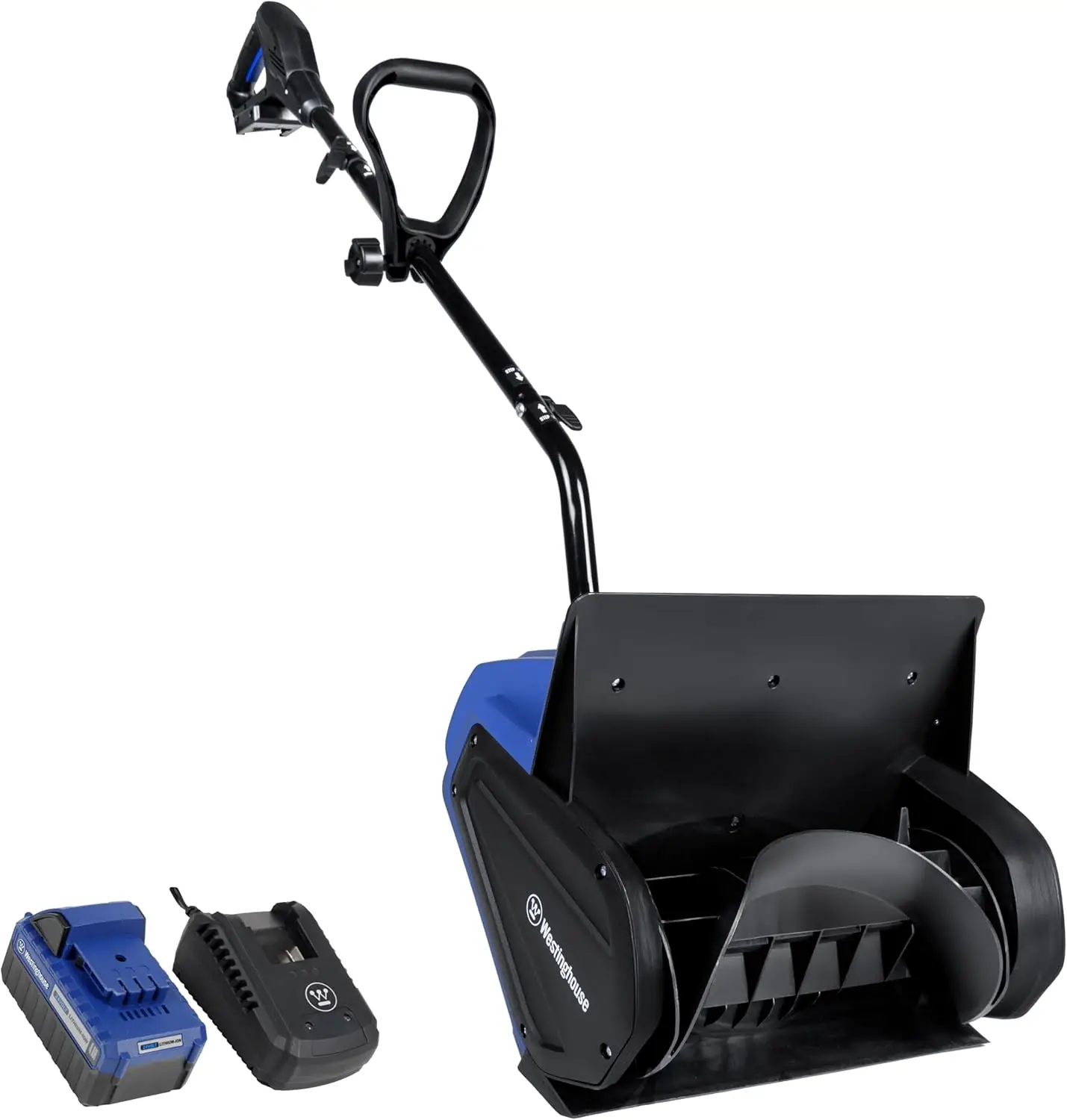 

24V Cordless Electric Snow Shovel, 13-Inch Kit with Battery & Fast Charger, Throws Snow 20ft, Plows 300lbs/min