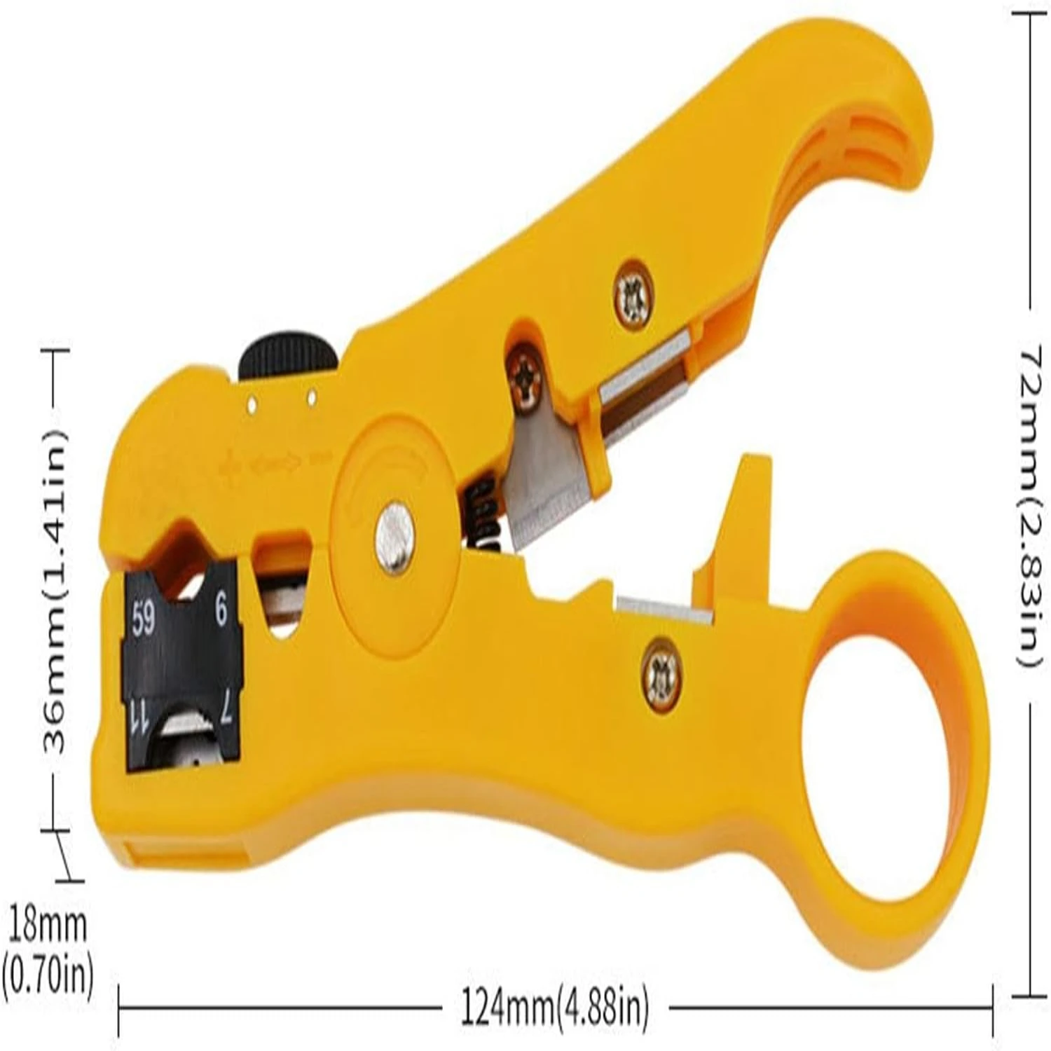Efficient and Lightweight Coaxial Cable Stripper Tool Kit for Convenient, Damage-Free Stripping. Easy-to-Handle Design for Effor