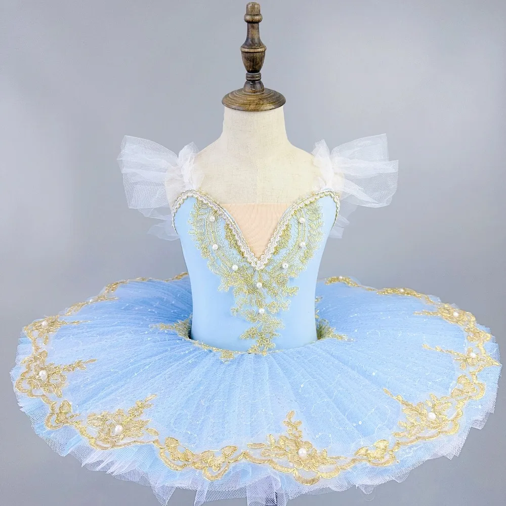 Trajes de espectáculo escénico, ropa de princesa elegante de hadas para niños, ropa para niños, leotardos con tutú de Ballet para niñas, vestido de baile