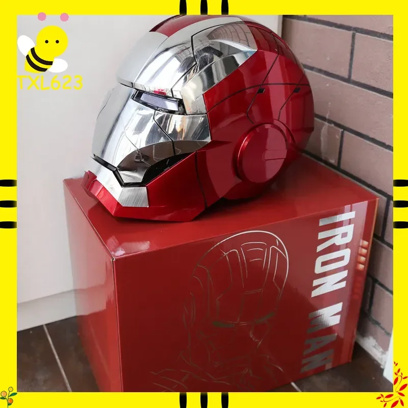 

AutoKing 1:1 Mk5 Железный человек косплей шлем электрическая носимая модель игрушки с голосовым управлением и подсветкой для взрослых Рождественский подарок