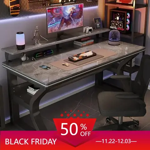 Mesa Pc 스터디 테이블 세트, 노트북 사무실 방 게임 게임 산업용 가구, 스탠딩 휴대용 접이식 침대 침실 가구