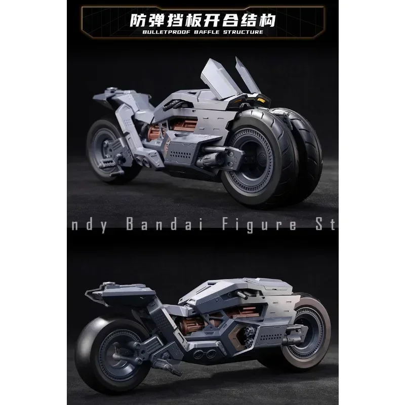 MODOKING DC Flash Batman Ben Affleck New Suit Motorcycle Batmobile 1/12 Assembly Movie Model  Action Figure Doll Toy Gift