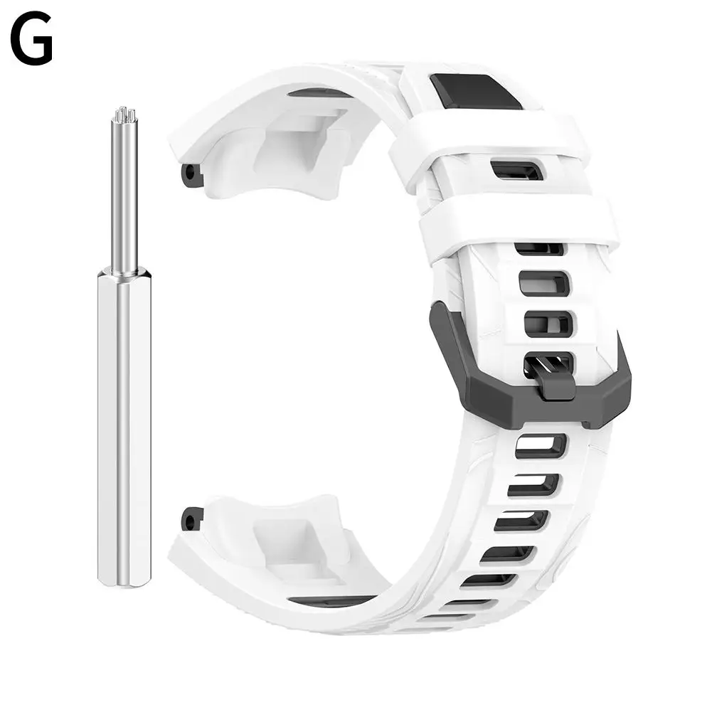 สําหรับ Amazfit T-rex3 2 สีซิลิโคนสําหรับ Huami Rex3 สายรัดข้อมือซิลิโคนสายนาฬิกา Pearlescent กระเป๋าอุปกรณ์เสริม a1p8