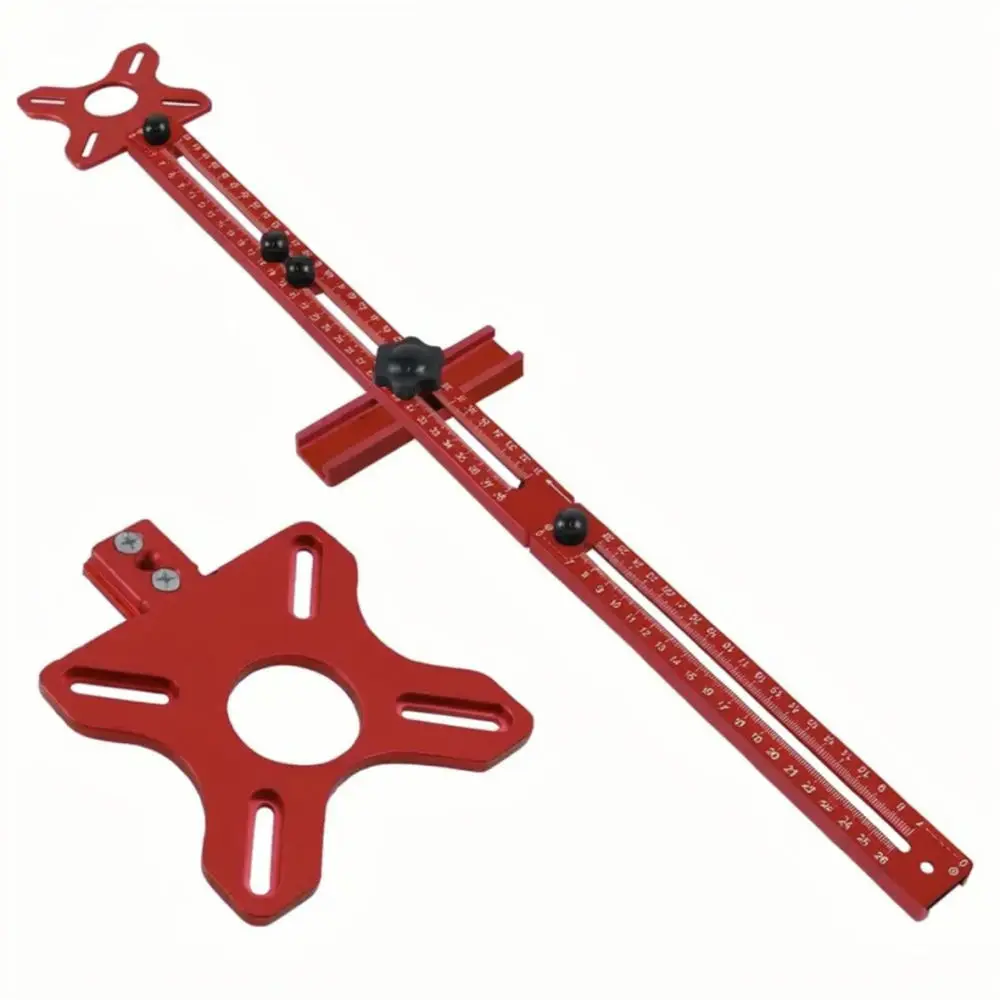 Woodworking Router Milling Circle Jig Tool For Circular Board Grooving Slotting Trimmer Guide Positioner Device