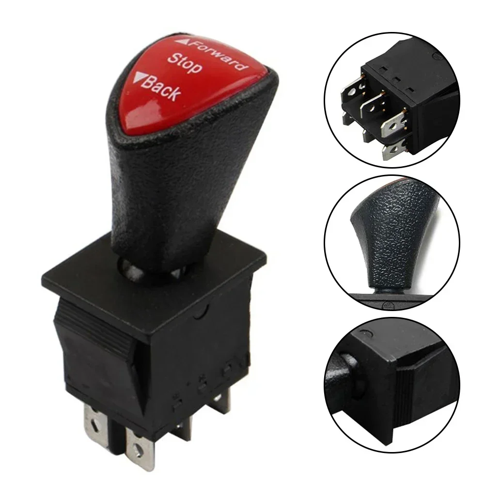 Forward-Stop-Back DPDT 6Pin Latching Slide Rocker Switch AC 250V 16A AC 125V 20A KCD4-604-6P Car Switch Accessories