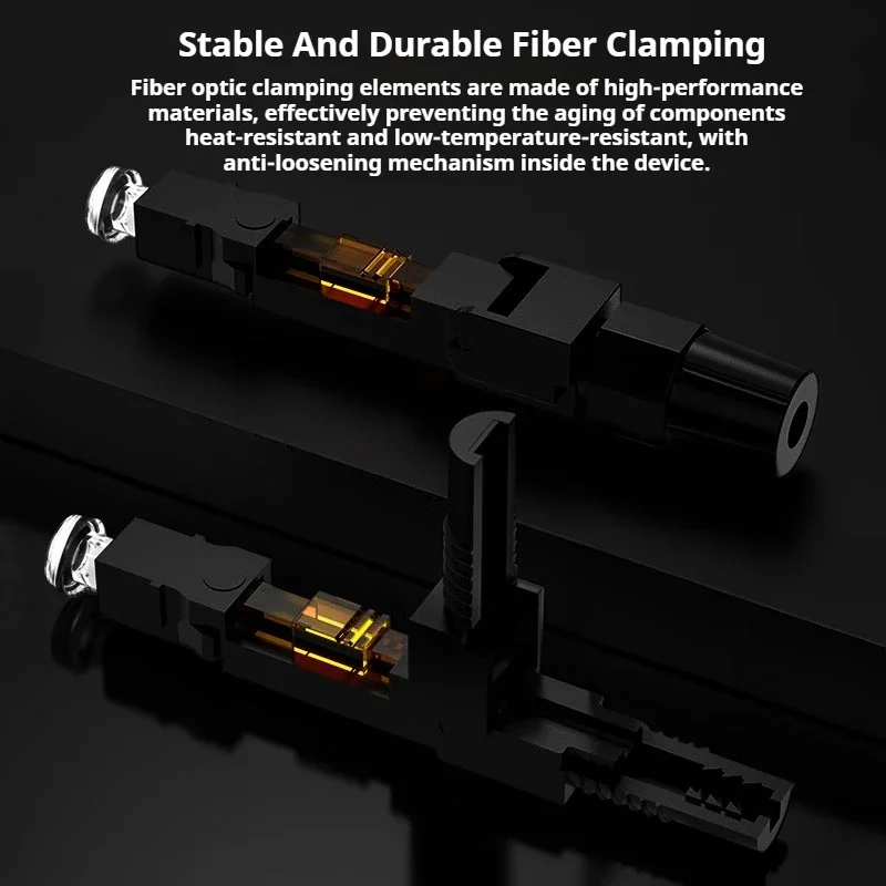 Sc Quick Field Assemblage Ftth Embedded Fiber Optic Quick Connector Sc Apc Sm Fiber Sc Upc Cold Connector Hoge Kwaliteit