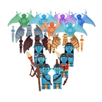 Movies Avatar Buliding Blocks Anime Susanoo Bricks Hell Mini Action Toy Figures Building Blocks Assemble Toys Kids Birthday Gift