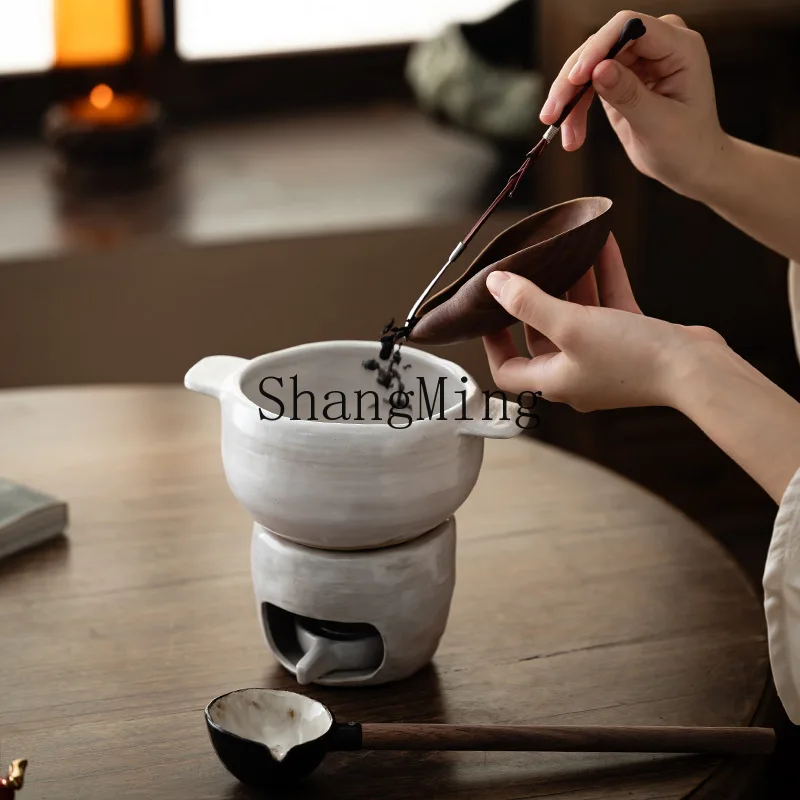SM household small warm tea stove winter heat preservation tea soup pot coarse pottery base warm tea stove