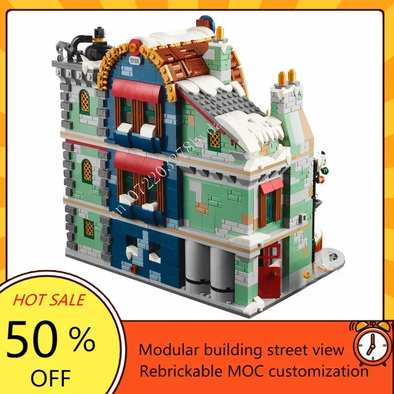 2617PCS The Art of Chocolate Modular MOC Creative street view Model Building Blocks Architecture DIY Education Model Toys Gifts