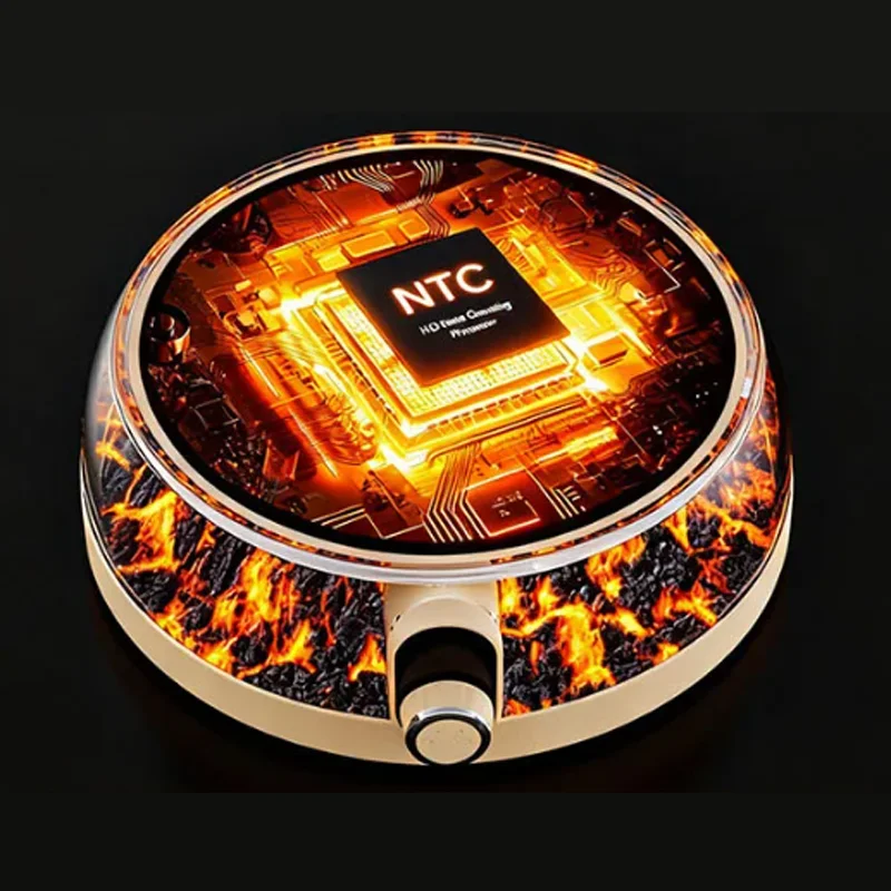 300W Electric Coffee Mug Warmer Smart Hot Tea Maker with Ambient Light 100°C Heating Pad Cup Coaster Hot Plate for 220V