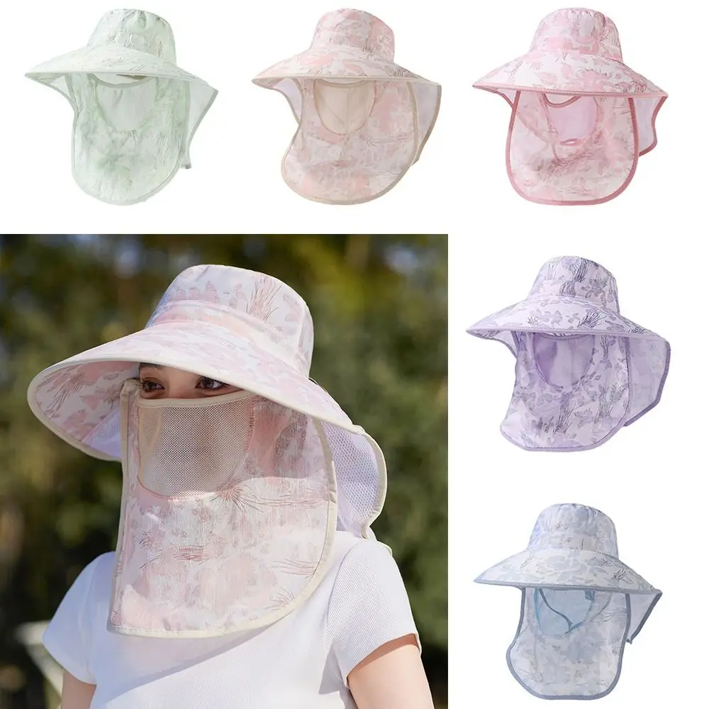 Stylish UV Protection Women's Sun Hat Lightweight Riding Sports Tea Picking Cap Multifunctional Beach Hat for Women