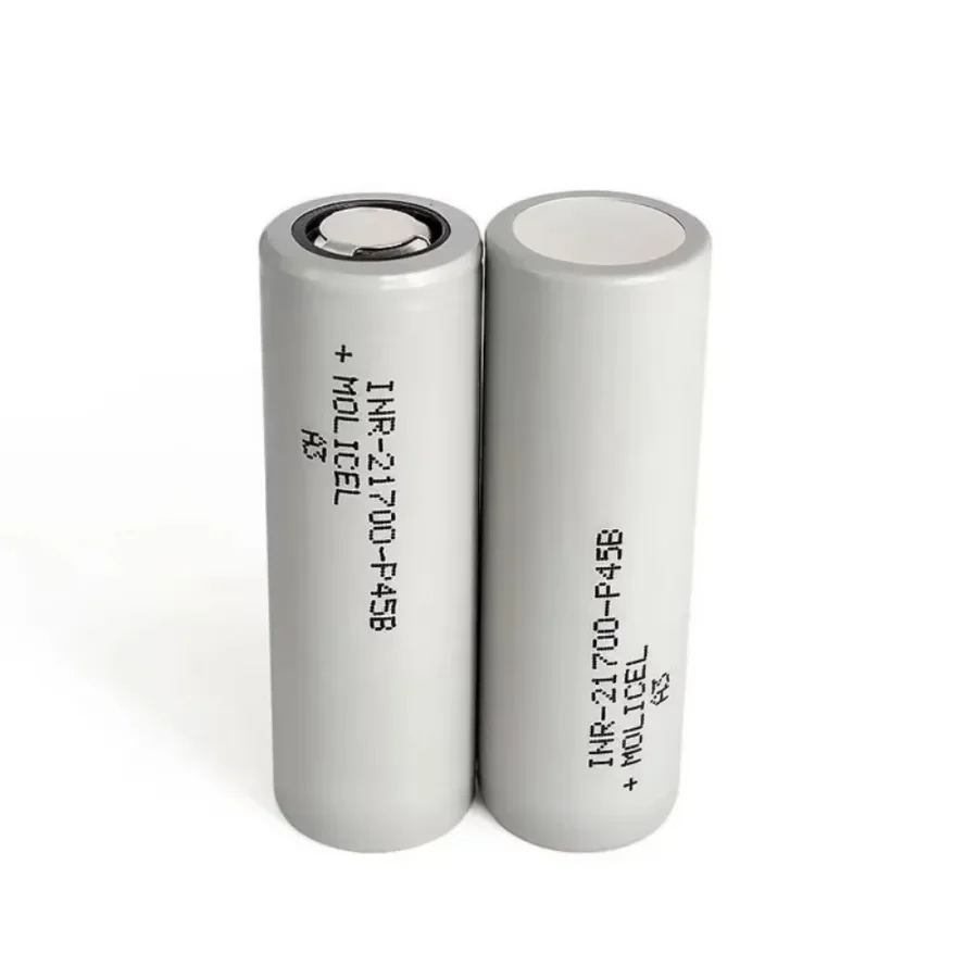 1-20pcs INR 21700 P45B 4500mAh 3.7V 10C High Power Discharge Large Capacity Rechargeable Battery 21700+Nickel Sheet+Wire