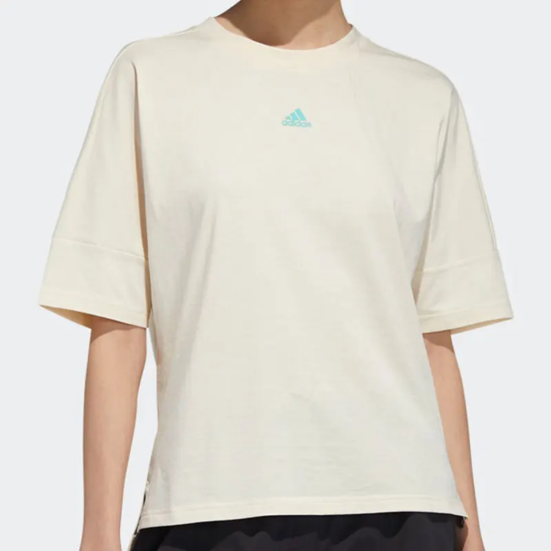 Adidas Authentic New Year Summer Women's Outdoor Sports Short Sleeve T-Shirt GN7370