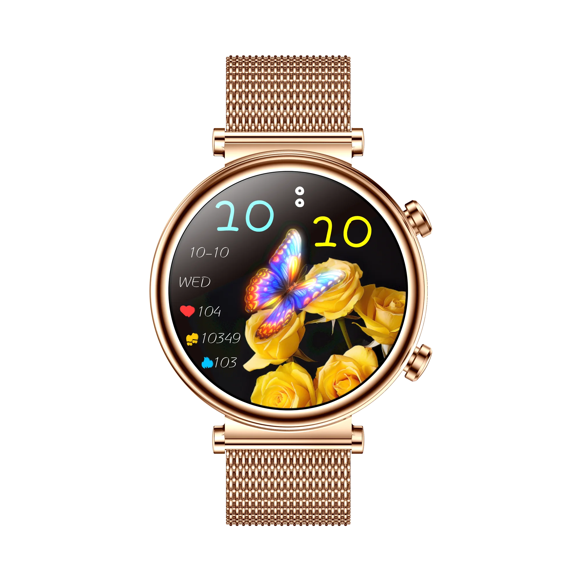 TLCRETE ใหม่มาถึง T86 สมาร์ทนาฬิกาผู้หญิงฟิตเนส Tracker สร้อยข้อมือ Dynamic Heart Rate กันน้ํา IP67 บลูทูธ I