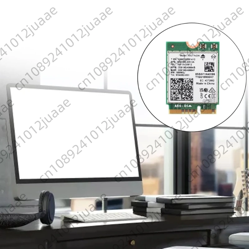 WiFi6E AX211NGW Mini PCI-E Wifi Card 5374M Tri-band BT5.3 Wireless Adapter For IntelAX211 Network Card M2 Key-E CNVIO2