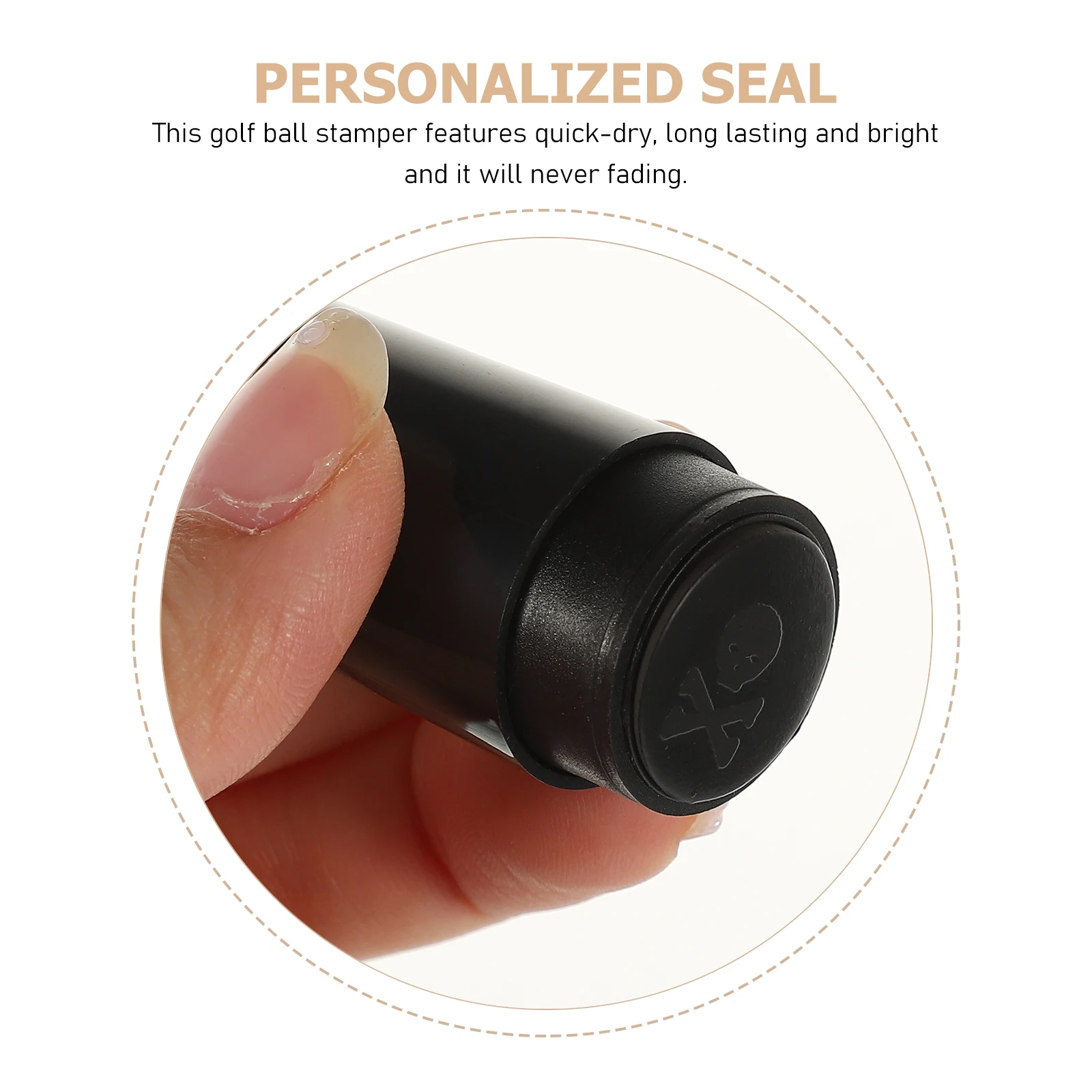 

Golf Ball Stamper Multi-Functional Long-Lasting Portable Plastic Marker for Teacher Reward Classroom and Golf Identification