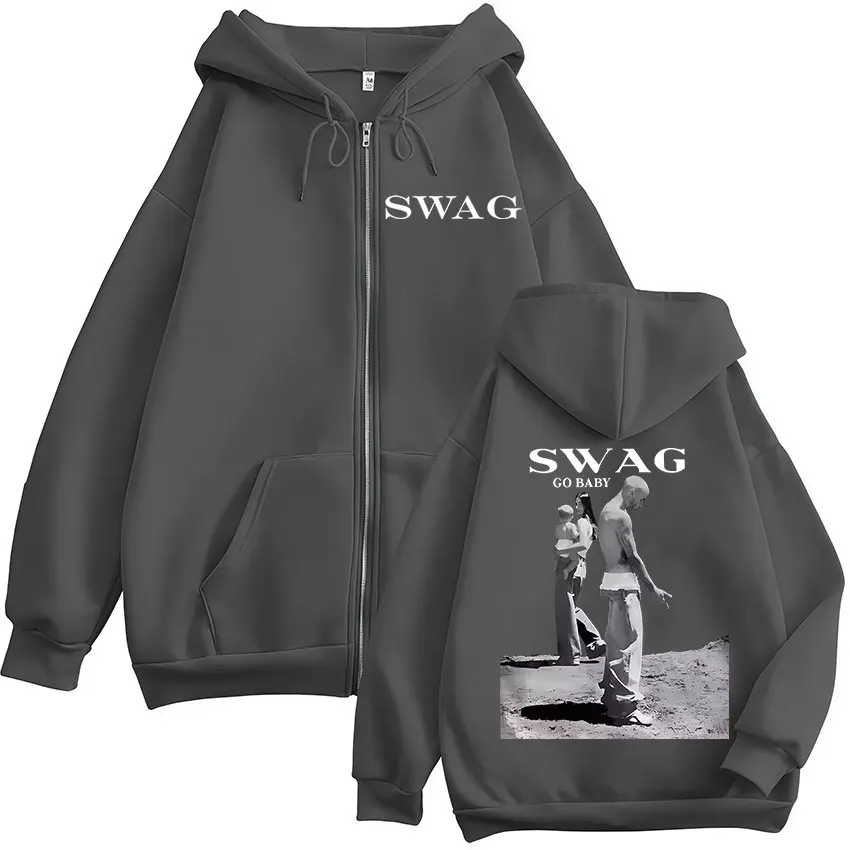 مغني الراب جاستن بيبر SWAG جولة ألبوم جديد سستة هودي رجالي موضة المتضخم سترة البلوز الهيب هوب القوطية الشرير زمم هوديي