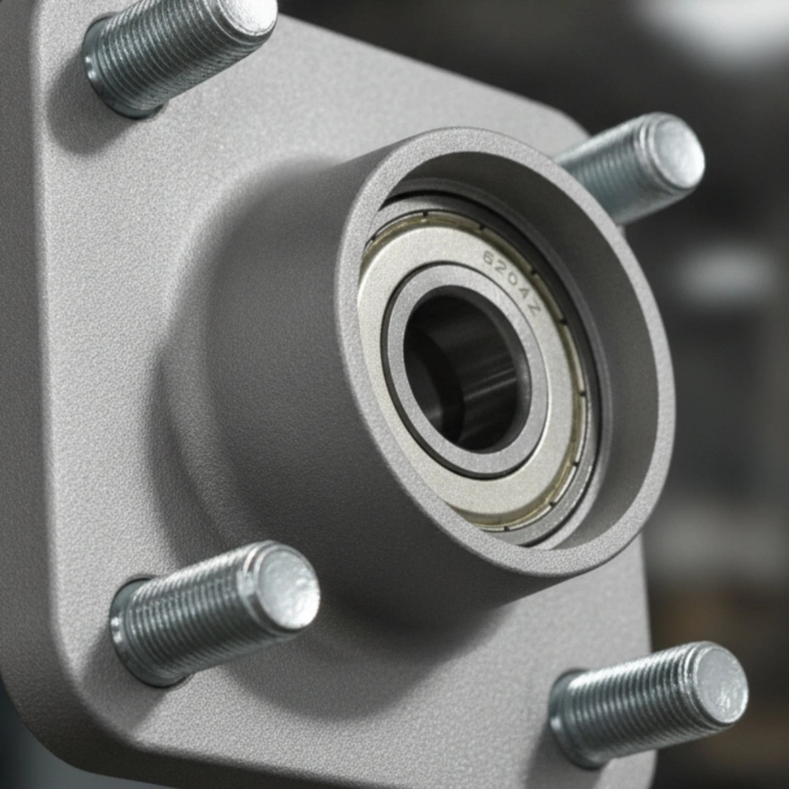 Square Flange Bearing Sturdy Flange Bearing Hardware Smooth Low-Friction for Mechanics, Golf Cart Repair, Workshop