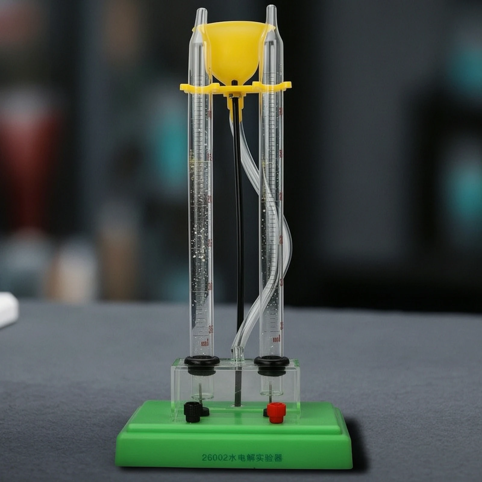 Educational Electrolysis Instrument with Graduated Tubes Reliable Apparatus Demonstrator for Middle School Science Classrooms
