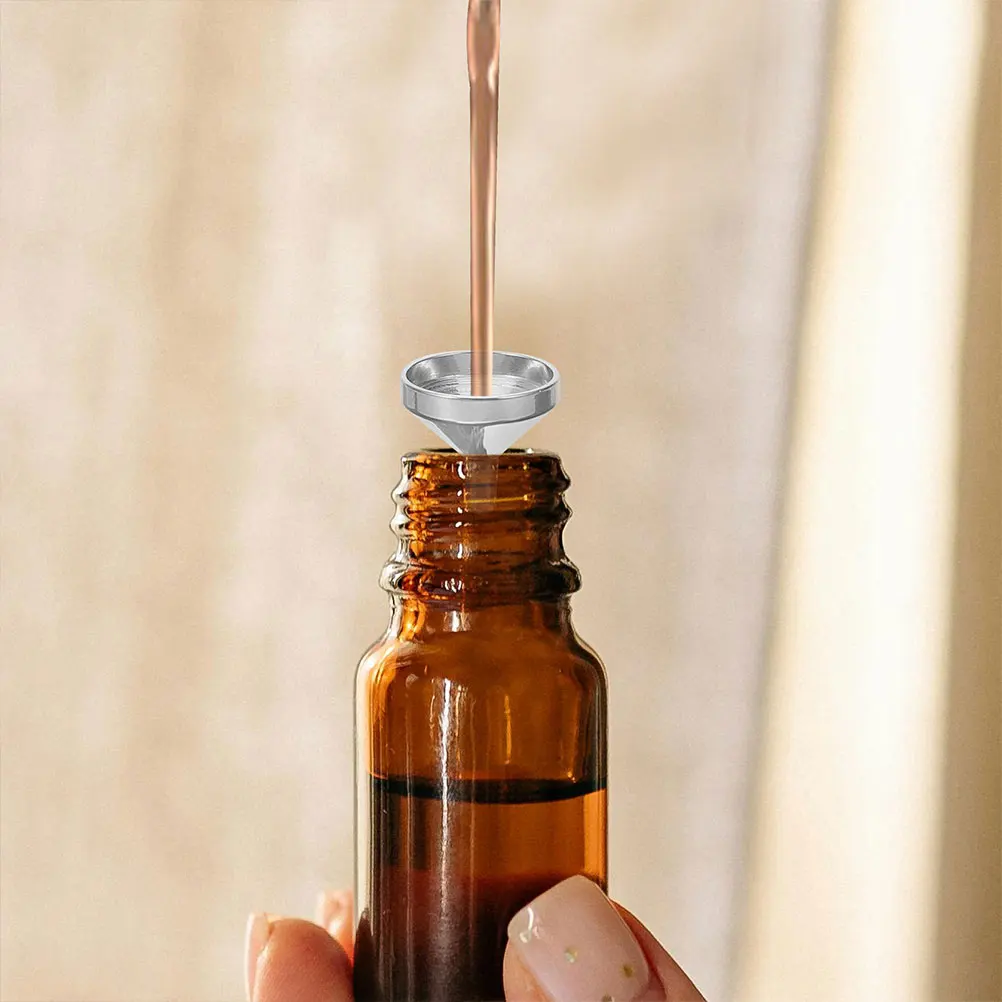 

Stainless Powder Dispenser Funnel for Stainless Steel Liquid Funnel Set Filling Bottles Liquid Powder Oil Kitchen Bar Tools