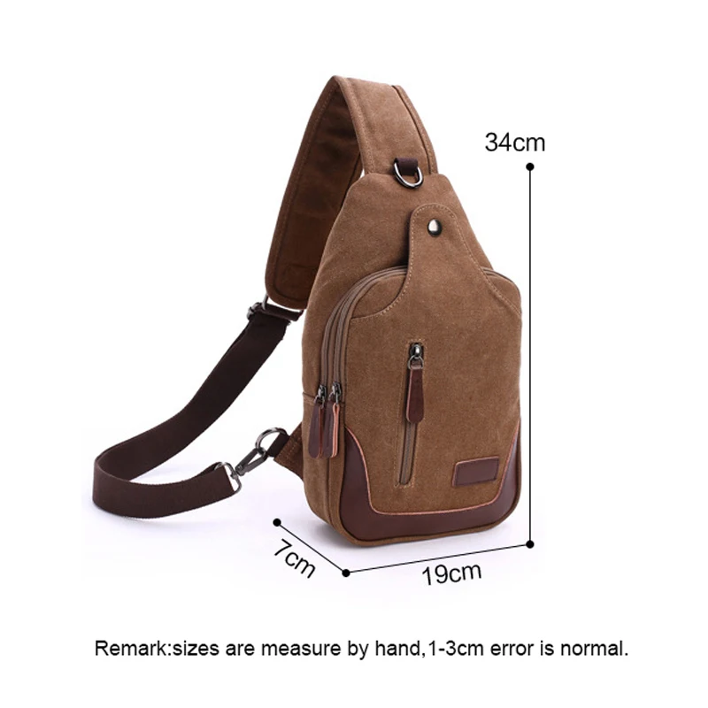 2023 New Fashion Men\'s Travel One Shoulder Crossbody Backpack Multi Color High Quality Durable Riding Casual Canvas Chest Bag