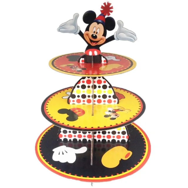Mickey Mouse Junge Geburtstag Party Dekorationen Einweg Geschirr Teller Serviette Tasse Tischdecke Weihnachten Geschirr Kinder Abendessen Set