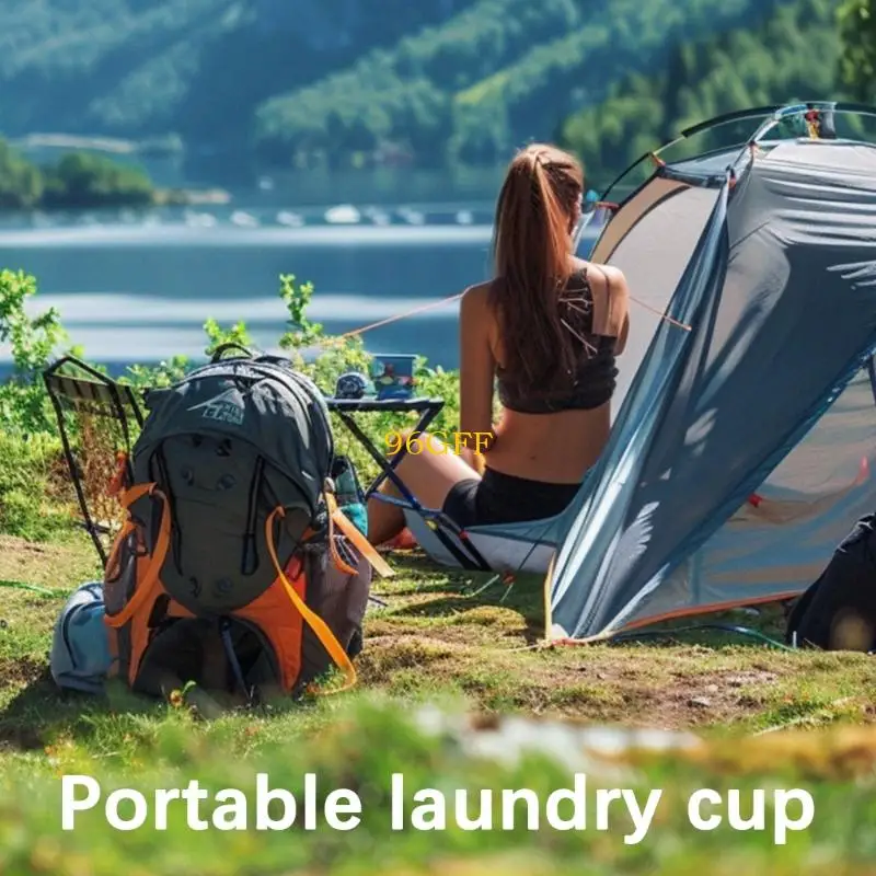 96GF Cordless Laundry Washer with 4000mAh Battery Washing Machine Efficient Gentle Cleaning for Delicates and Small Fabrics