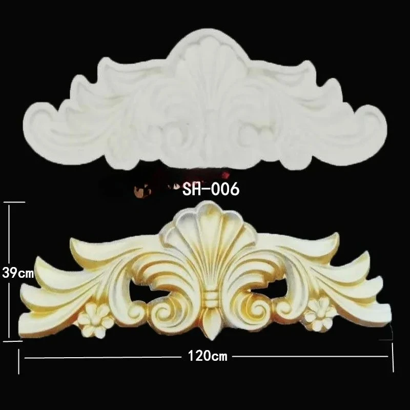 Exterior wall mountain flower mold European-style villa wall flower abrasive tool cast-in-place cement