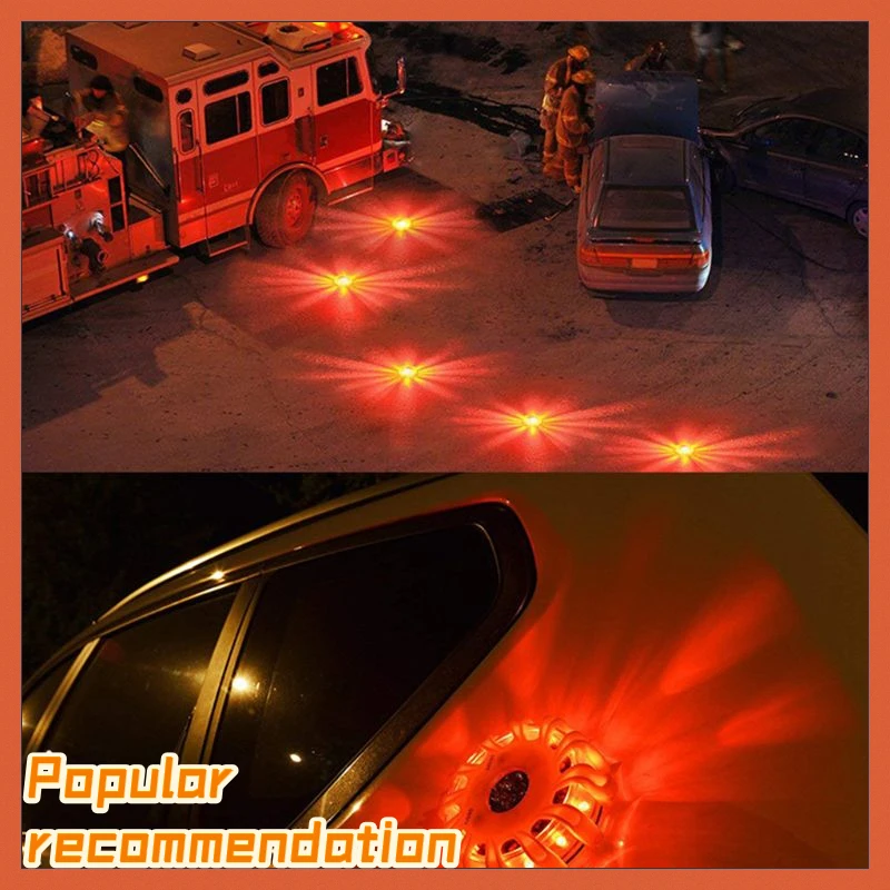 

LED Emergency Magnet Flashing Warning Night Lights Safety Road For Car Truck Boat