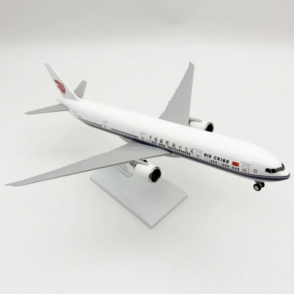 30cm Air China B777 Model Plane Resin Diecast 1/240 Scale Airplanes Model Assemble With Wheel Base For Static Display Collection