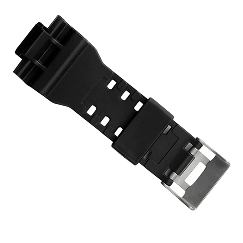 2X Natural Resin Replacement Watch Band Strap , For G-Shock GD120/GA-100/GA-110/GA-100C(Black)