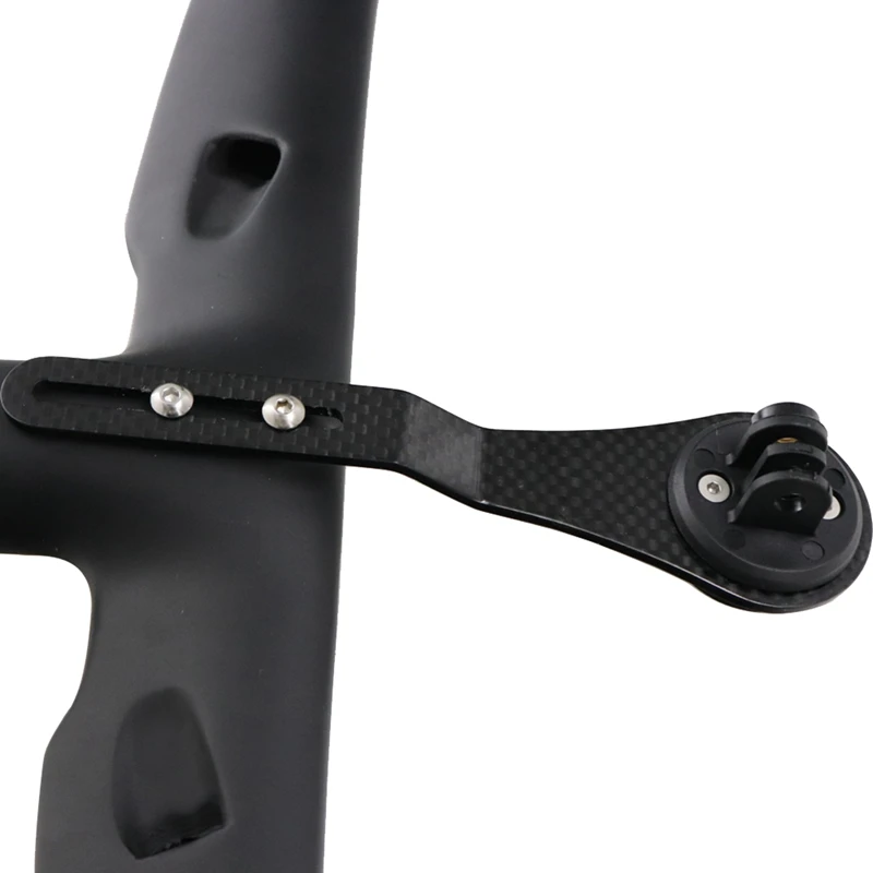 Carbon Fiber Road Bike Bicycle Bent Handlebar Computer Mount Extension Holder Adapter For Garmin Bryton Cateye