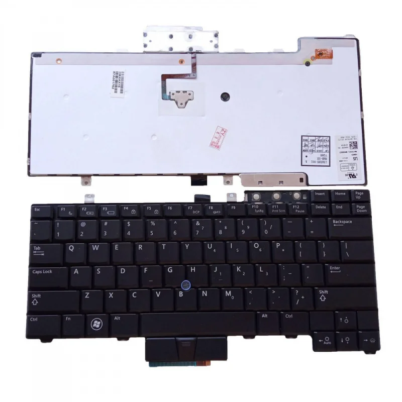 Sq+ For Dell Latitude E6400 E6410 E6500 E6510 Laptop Keyboard With Pole With Backlight