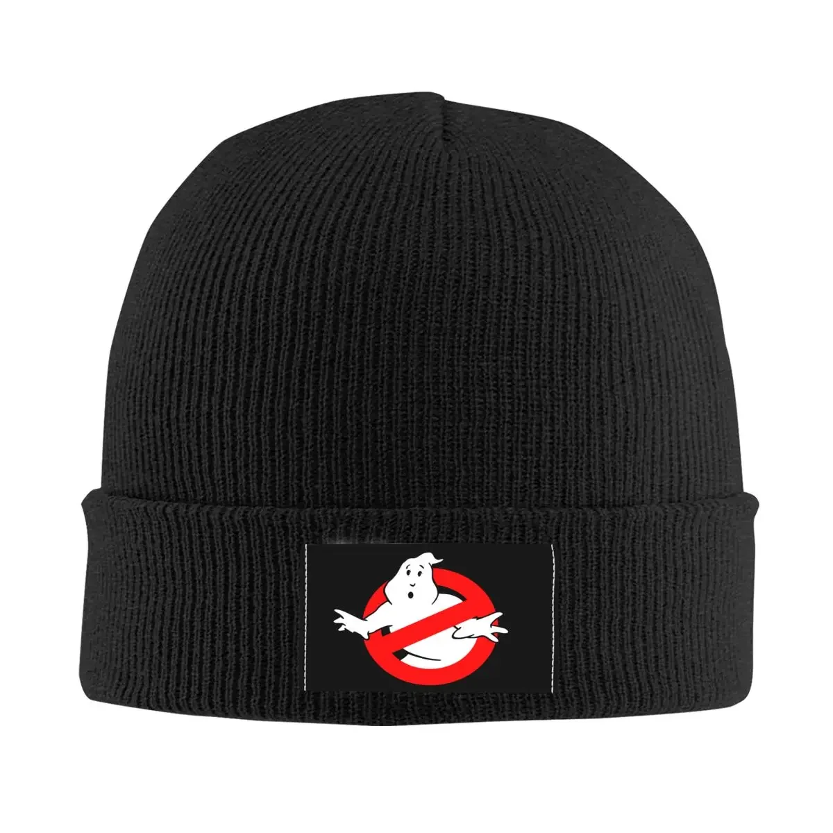 Ghostbusters-Symbol Knitted Hat Women's Men's Skullies Beanies Winter Hats Acrylic Casual Caps