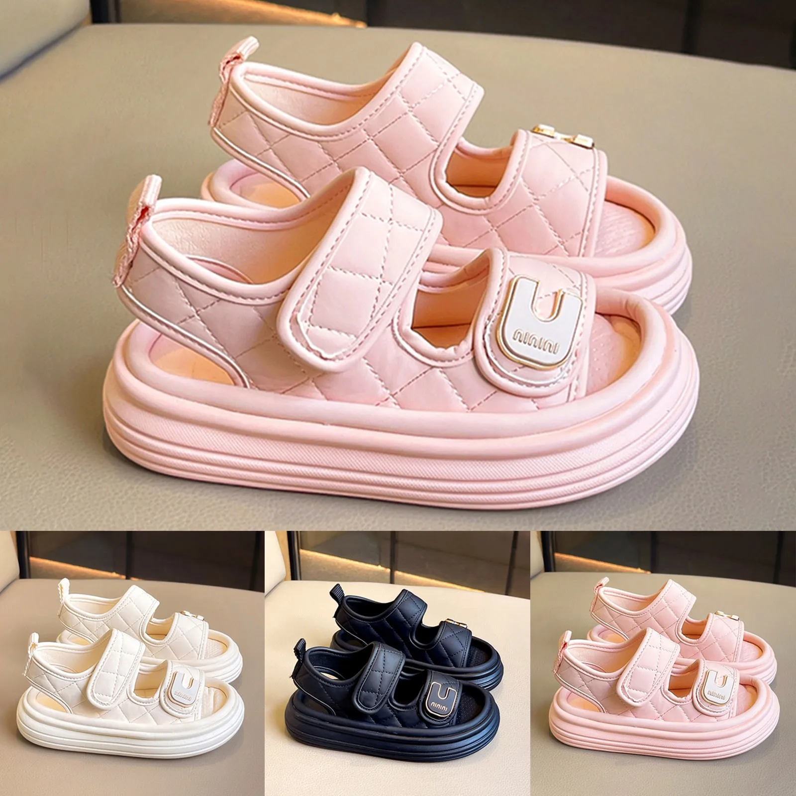 

Toddler Dress Sandals Summer Soft Bottom Non Slip Little Girl Sports Beach Shoes Female Shoes Girls Sandals Hot Kids 2025