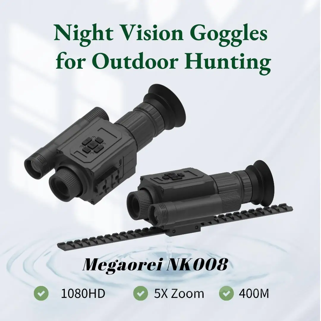 

​​2025 Megaorei NK008 Night Vision Pro - 5X Zoom, 850/940nm IR, 4 Lenses, HD, 20mm Rail​​ (125 chars)