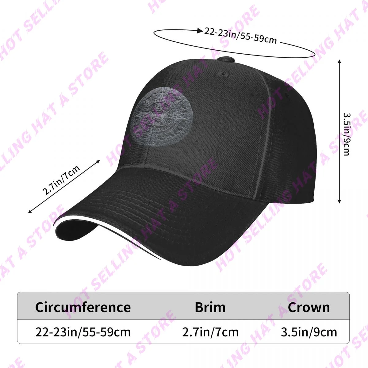 Summer Men Cap Calendar Stone Multiple Colour Baseball Cap Adjustable Unisex Hats Adult Children Hat Shade Sport Baseball Hats