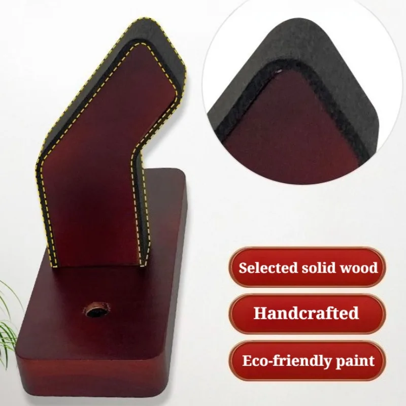Solid Wood No-drilling Guqin Hook Handmade Stable Durable Wall-mounted Well-crafted Guqin Stand Musical Instrument Accessories image 2