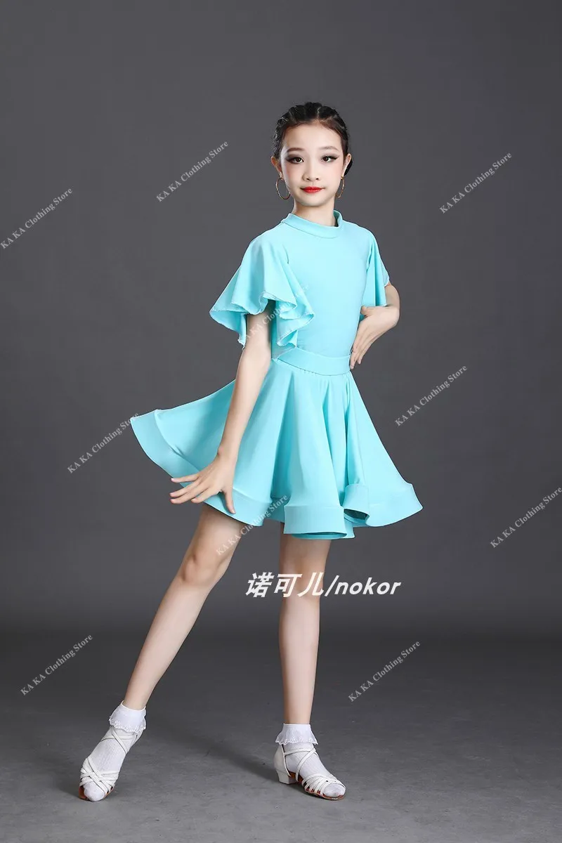 Robe de brevLatine Professionnelle pour Fille, Tenue de Salle de Bal pour Enfants, Régions ba, Cha, Cha, Samba, Performance