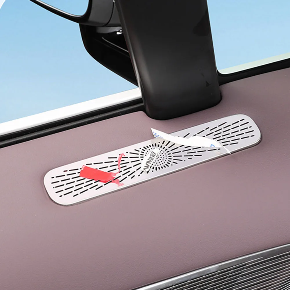 

Suitable For Xpeng GX Car Door Left And Right Air Vents Dust Cover Stainless Steel Air Conditioning Port Protective Cover