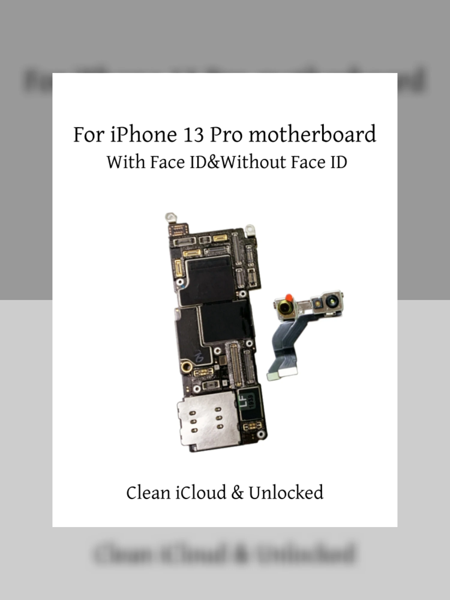 Placa-mãe Testada para iPhone 13 Pro Max com/sem Face ID, iCloud