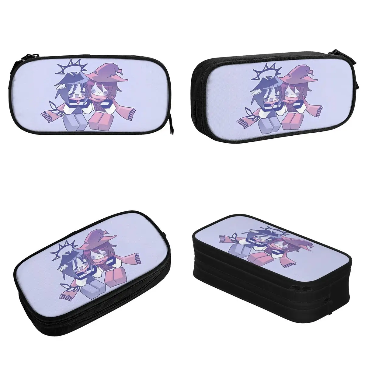 Fun Azuretime Anime Pencil Cases Azure Two Time Forsaken Pencil Box Pen for Student Large Storage Bag School Supplies Stationery