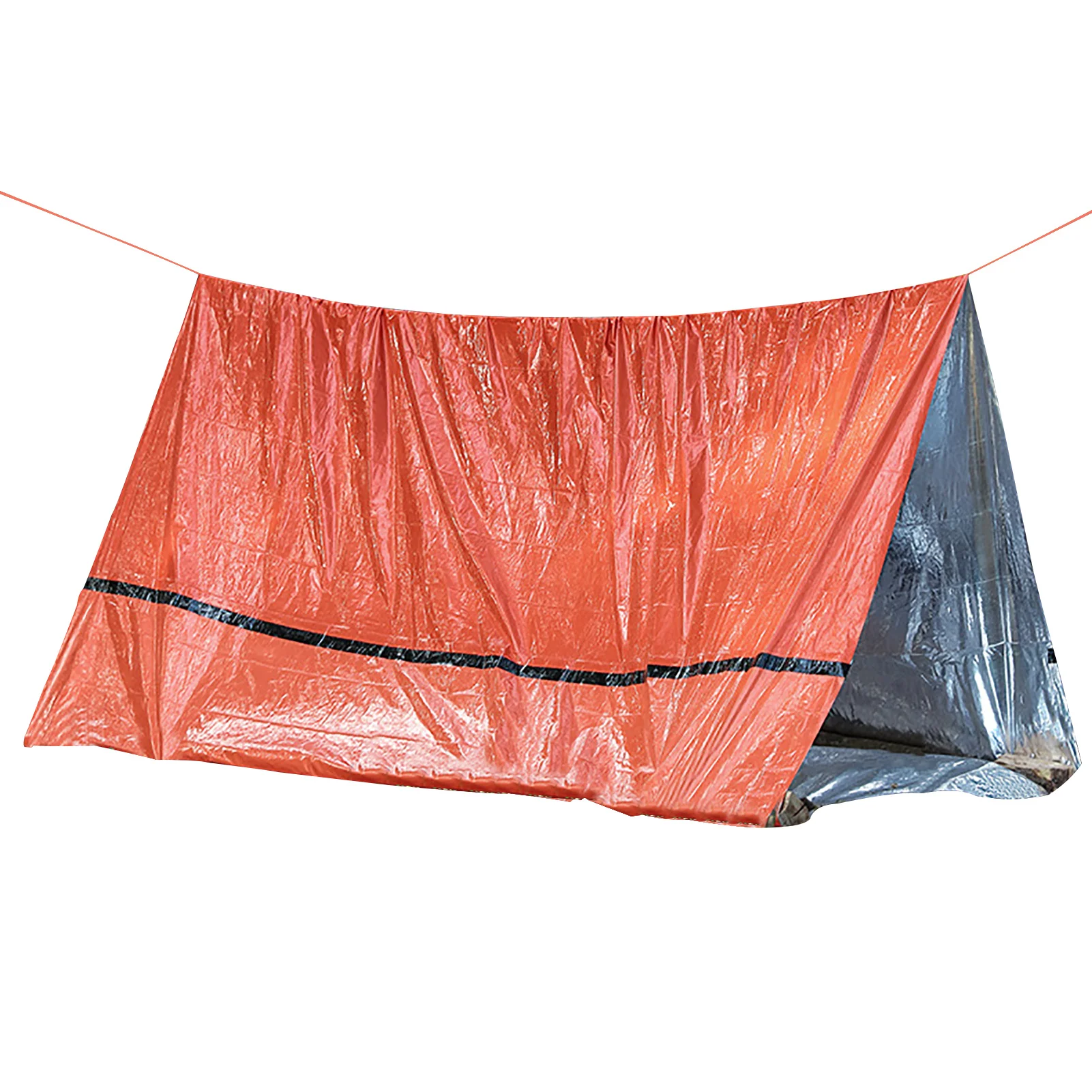 Temporary Simple Sleeping Bag Portable Emergency Tent Outdoor Camping Tent Temporary Simple Sleeping Bag Hiking Triang