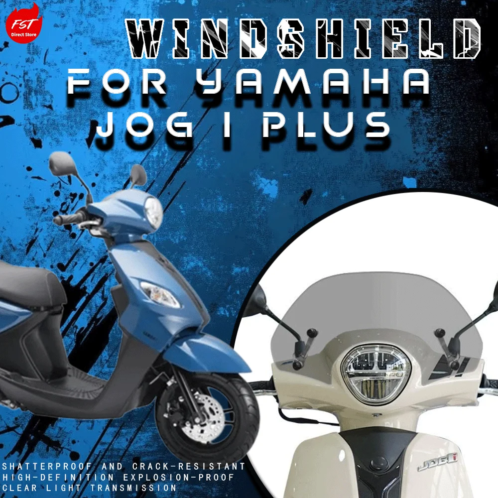 Deflector de viento delantero modificado para Yamaha Jog i Plus 2023, parabrisas delantero, parabrisas para Yamaha Jog Plus