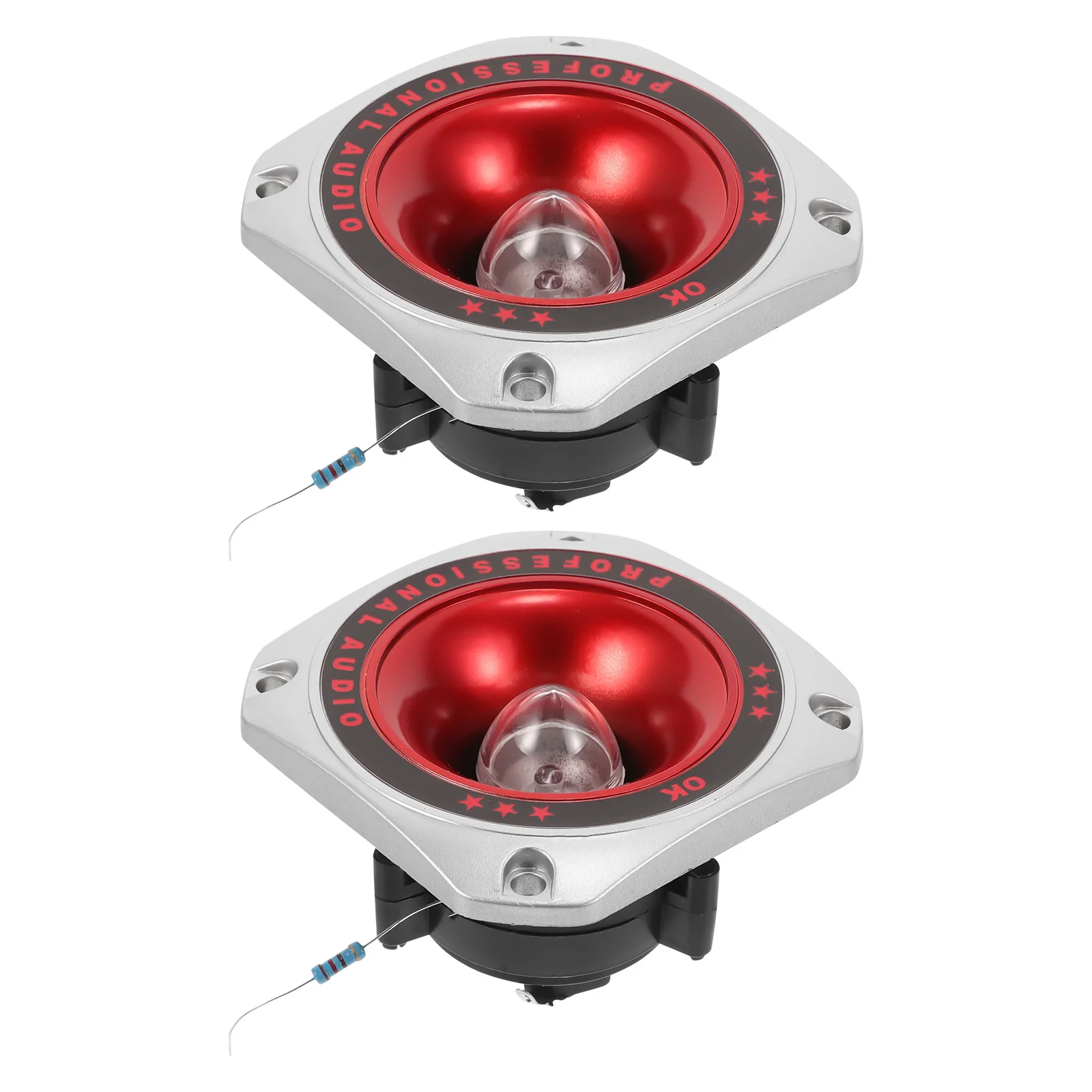 

2Pcs Horn Tweeter Show Tweeter Audio Accessories Precise Authentic Captivating Performance Tweeters