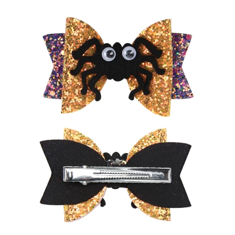 Halloween Pumpkin Hair Clips Hair Accessories for Women Girls Toddlers